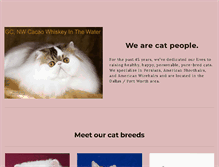 Tablet Screenshot of cacaocattery.com